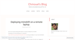Desktop Screenshot of blog.chmouel.com